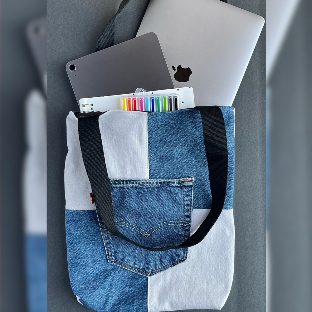 CUSTOM LEVI TOTE BAG!!